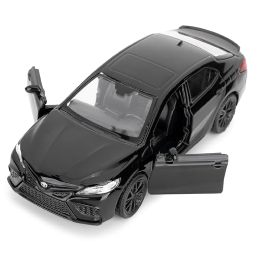 LOVEPOSELY 136 Scale Camry XSE Diecast Model Car Toy Zinc Alloy Pull Back Supercar Vehicles Toy Car for Kids Adults Gift Black - Image 1