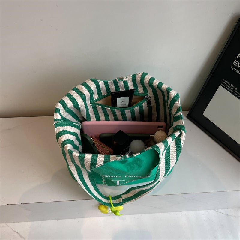 Casual Tote Bag For Women Simple Korean Style Shoulder Bag Fashion Versatile Large Capacity Commuter Underarm Bag Trend - Image 5