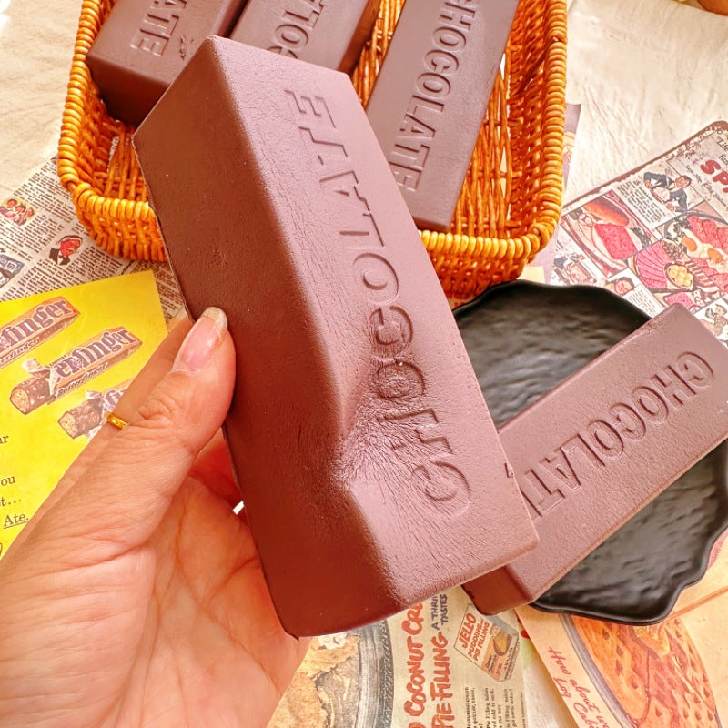 Chocolate Bar Stress Relief Toy - Soft Slow-Rebound Squeeze    Toy