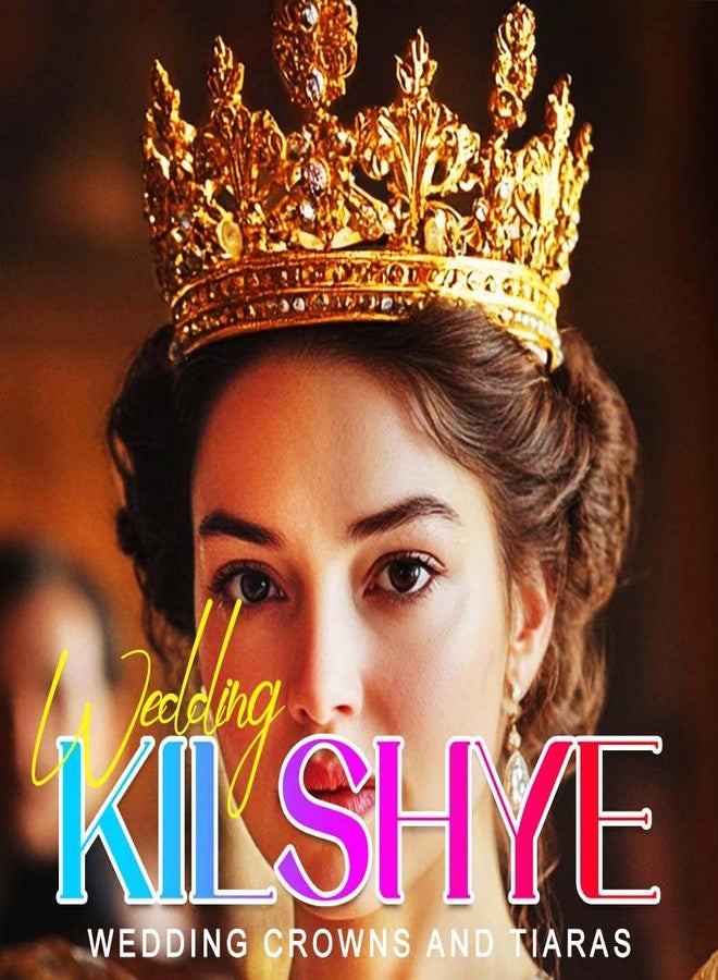 كيلشي تيجان كيلشاي الذهبية المرصعة بأحجار الراين، طوق رأس للعروس، طوق رأس زفاف للنساء - Image 3