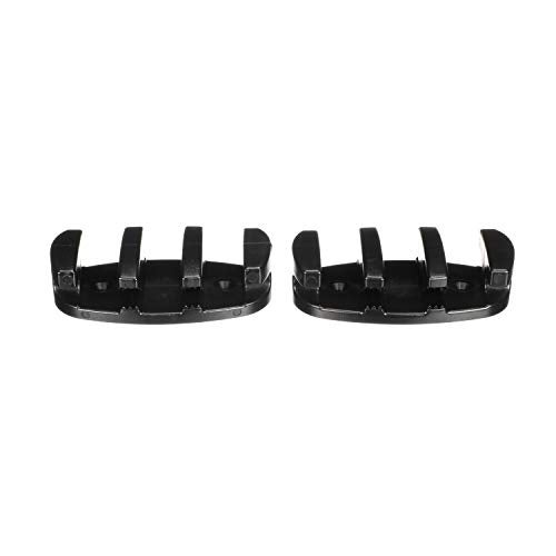Attwood 11926-7 Zig-Zag Cleats, 3 ½ Inches Long, Nylon, Black, for Rope Up to 3/8-Inch Diameter, Drilled for 2 Fasteners, Pair - Image 4