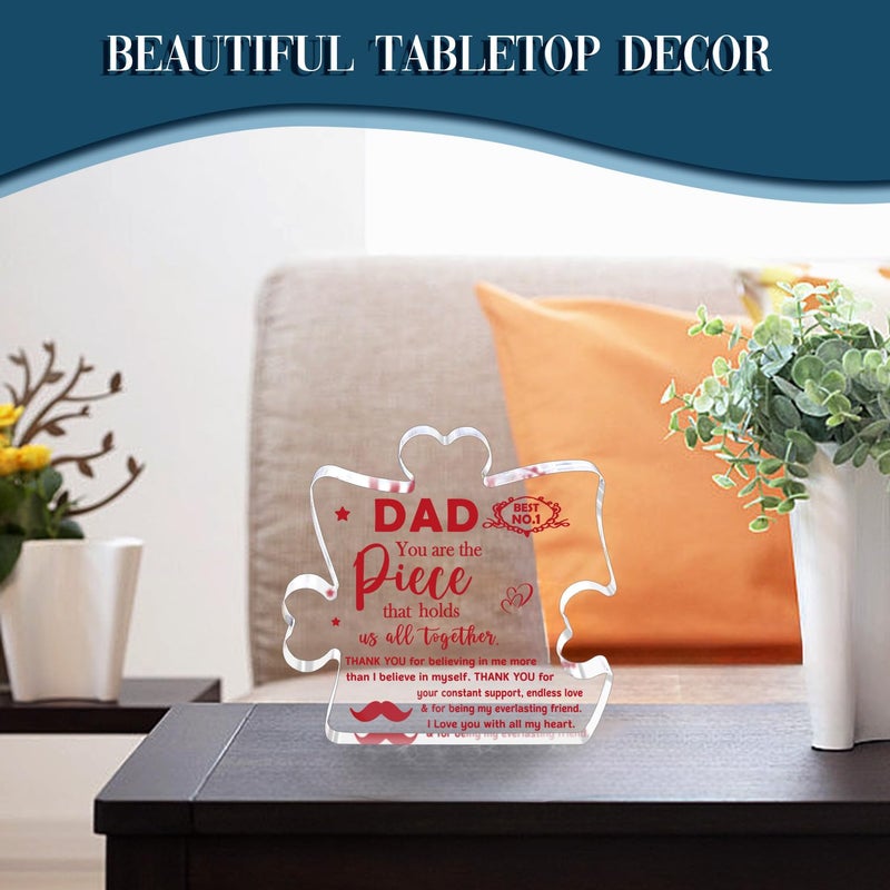 BdayPtion هدايا لأبي أبي هدايا من ابنة الابن يوم الأب عيد ميلاد عيد الميلاد هدية لخطوة أبي أبي أبي في القانون فكرة أبي دخن أكريليك/لوحة - Image 5