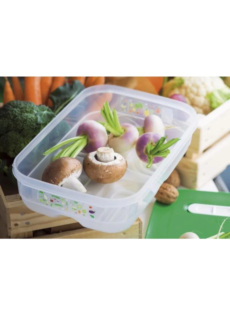 Tupperware Sera Refrigerator Storage Container Set of 3 2 x 1.8 Lt Upright / 1.8 Lt Horizontal
