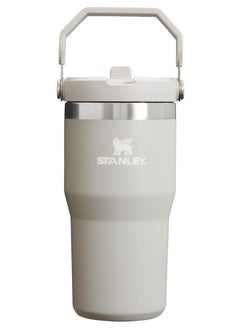 Iceflow Flip Straw Tumbler With Handle 20 Oz | Twist On Lid And Flip Up Straw | Leak Resistant Water Bottle | Insulated Stainless Steel |Bpa-Free | Ash