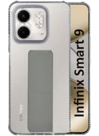 Infinix Smart 9 شفاف شاک پروف سلیکون کیس میگنیٹک ہینڈ گرفت ہولڈر کے ساتھ - pzsku/Z52888247E8B22916E65FZ/45/1742674481/38537bf4-c7ac-4344-abbd-c57fa41ed1a7