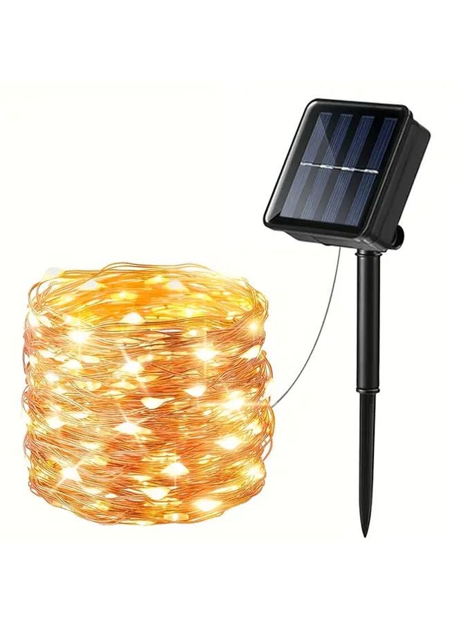 Solar String Lights 300 LEDs Warm White 8 Modes Outdoor Garden Party Decor - Image 2