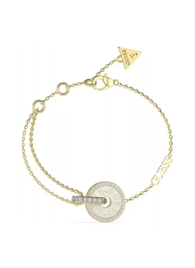جس Solitaire Heart Crystal Bracelet