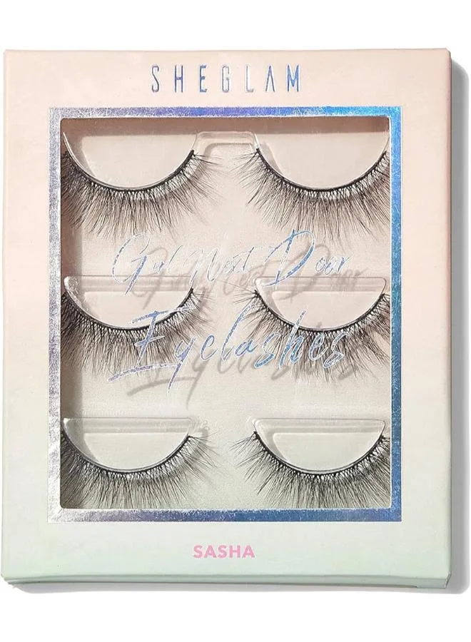 شيجلام Girl Next Door Natural False Eyelashses- Sasha