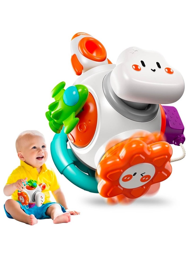 Montessori Sensory Toys for Toddlers 1-3 - Travel Activities Busy Board Cube - Baby Gifts for 6 9 12 18 Months 1 2 One Year Old Infant Boys Girls - Airplane Plane Car Travel Toys Educational Learning - Image 1