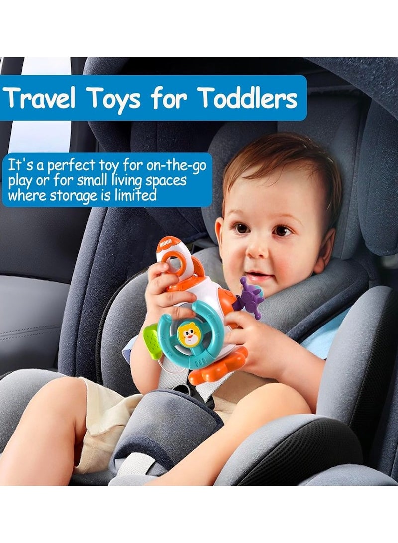 Montessori Sensory Toys for Toddlers 1-3 - Travel Activities Busy Board Cube - Baby Gifts for 6 9 12 18 Months 1 2 One Year Old Infant Boys Girls - Airplane Plane Car Travel Toys Educational Learning - Image 5