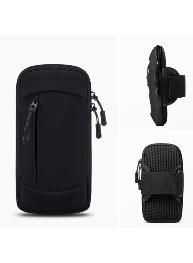 قابل للتعديل تشغيل الهاتف حامل ذراع، الماء تشغيل ذراع حقيبة مع حزام قابل للتعديل، Sweatproof خفيف الوزن الرياضية ذراع الفرقة للرجال والنساء، يناسب ما يصل إلى 7 "الهواتف للصالة الرياضية، المشي لمسافات طويلة، ركوب الدراجات، الجري، اللياقة البدنية، الأنشطة في الهواء الطلق - Image 2