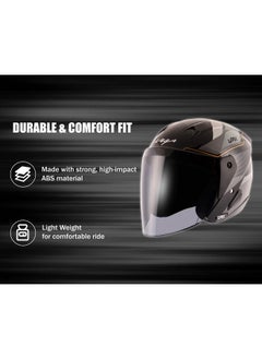 Vega Vega Lark Legend Black Silver Helmet-M  - Image 4