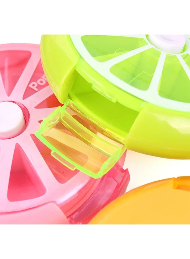 علبة حبوب دواء محمولة، أزرق - Image 4