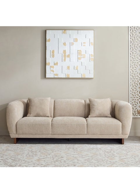 Clarkston NXT 3-Seater Fabric Sofa with 2 Cushions 64 x 230 x 98 cm