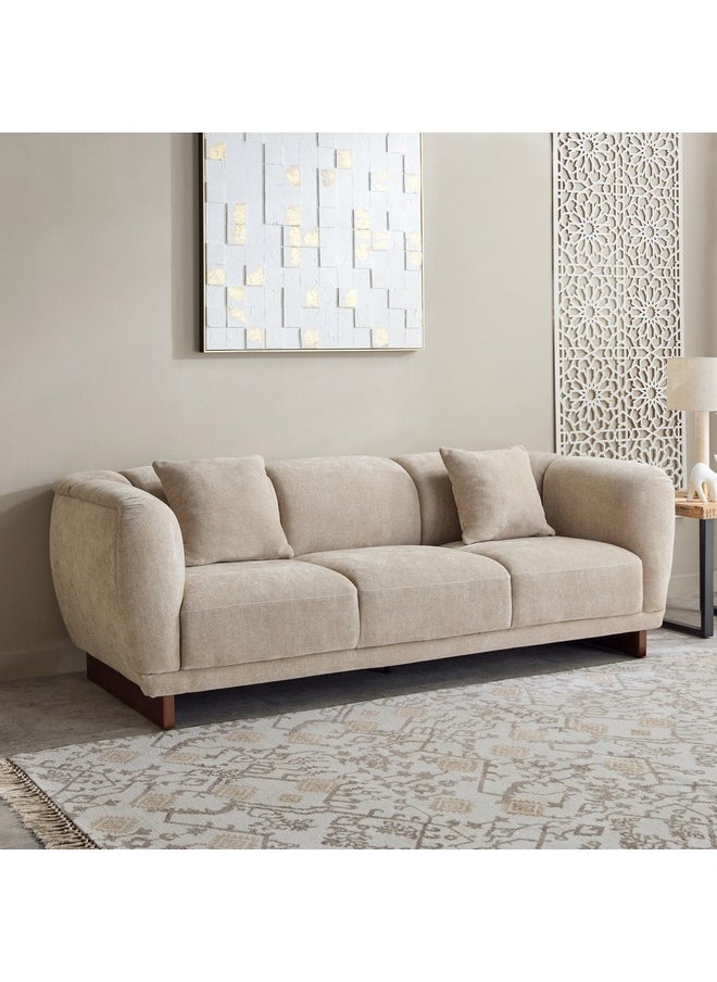 Home Box - Clarkston NXT 3-Seater Fabric Sofa with 2 Cushions 64 x 230 x 98 cm - Image 1