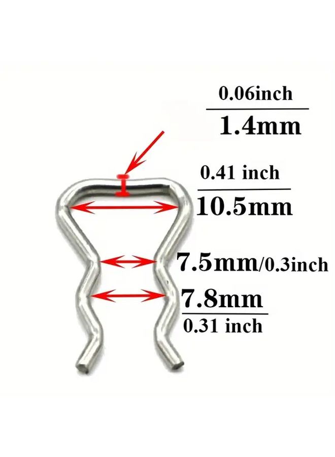 8Pcs Bosch Common Rail Solenoid Valve Clip Return Pipe Clamp For Diesel Fuel Injectors - Image 3