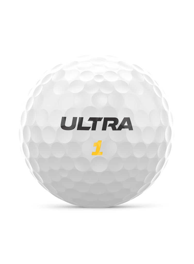 Wilson Staff Golf Balls, Ultra Distance, Pack of 15 Balls, White - Image 2