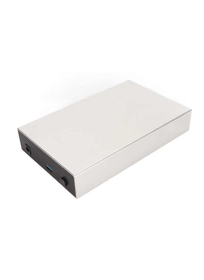 Thoraya 3.5-inch desktop metal mobile hard disk USB3.0 hard disk storage compatible with PC/TV/desktop/laptop 4TB US standard  - Image 2