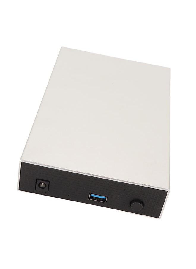 Thoraya 3.5-inch desktop metal mobile hard disk USB3.0 hard disk storage compatible with PC/TV/desktop/laptop 4TB US standard  - Image 3