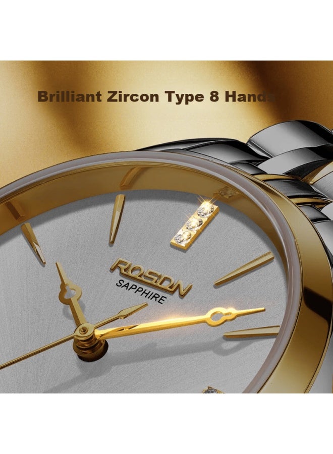 ROSDN Laostone Women's Pure 999 Gold Watch Birthday Valentine's Day Gift Luxury Swiss Brand Top 10 - Image 5
