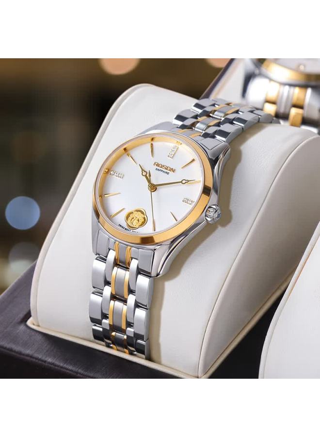 ROSDN Laostone Women's Pure 999 Gold Watch Birthday Valentine's Day Gift Luxury Swiss Brand Top 10 - Image 4
