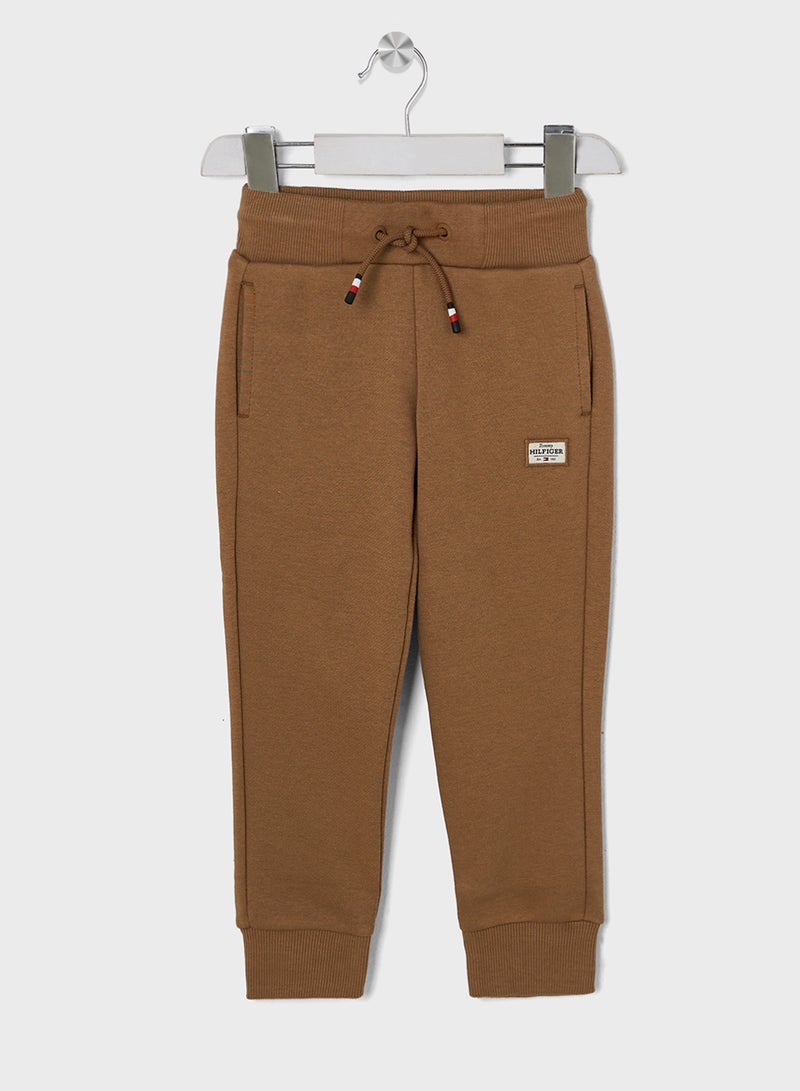 TOMMY HILFIGER Kids Monotype 1985 Label Logo Sweatpants  - Image 1