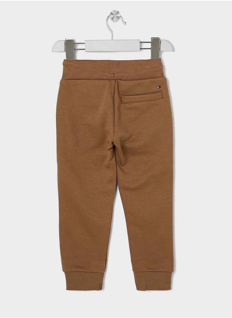 TOMMY HILFIGER Kids Monotype 1985 Label Logo Sweatpants  - Image 2