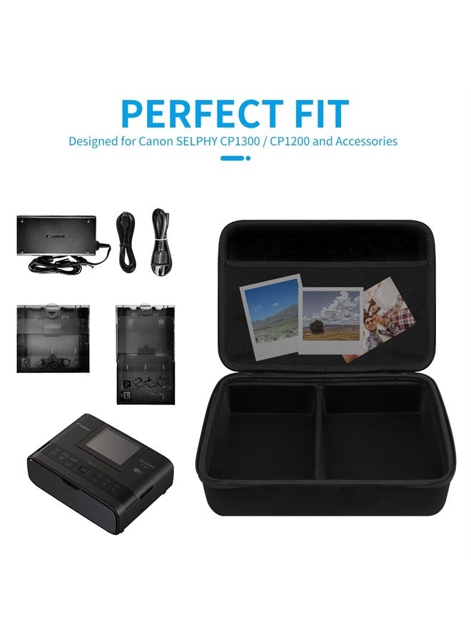 HESPLUS Shockproof Hard Storage Case for Canon Selphy CP1500 CP1300 CP1200 Wireless Color Photo Printer - Image 1