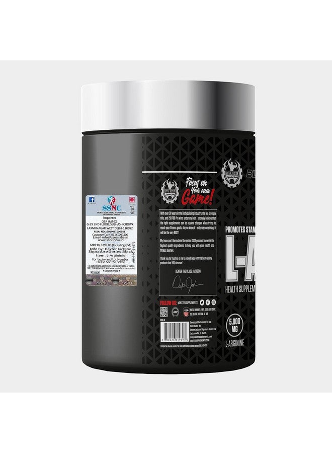 Dexter Jackson Signature Series Black Series L-Arginine - 5000Mg | Health Supplement | 30 Servings, 120 Tablets - Image 4