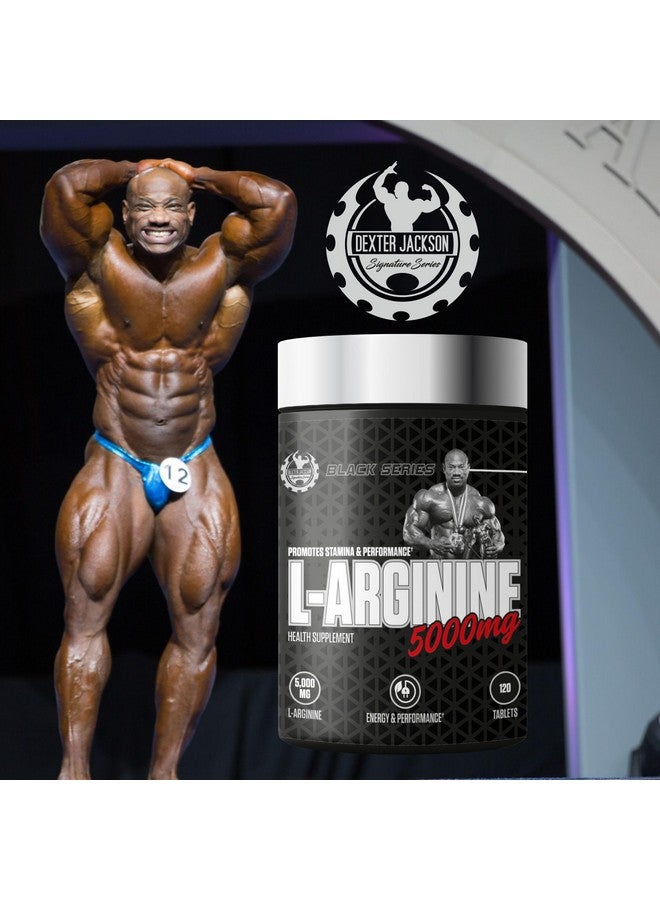 Dexter Jackson Signature Series Black Series L-Arginine - 5000Mg | Health Supplement | 30 Servings, 120 Tablets - Image 5