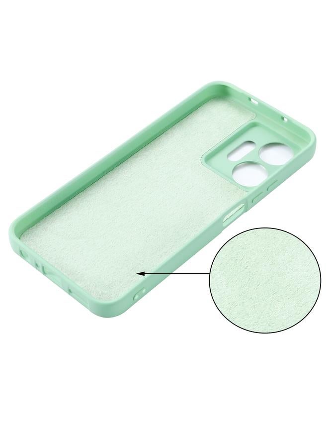 زبون جراب لهاتف Infinix Zero 20 X6821 مصنوع من السيليكون السائل المقاوم للصدمات بلون نقي - Image 5