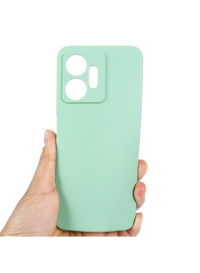 زبون جراب لهاتف Infinix Zero 20 X6821 مصنوع من السيليكون السائل المقاوم للصدمات بلون نقي - Image 3