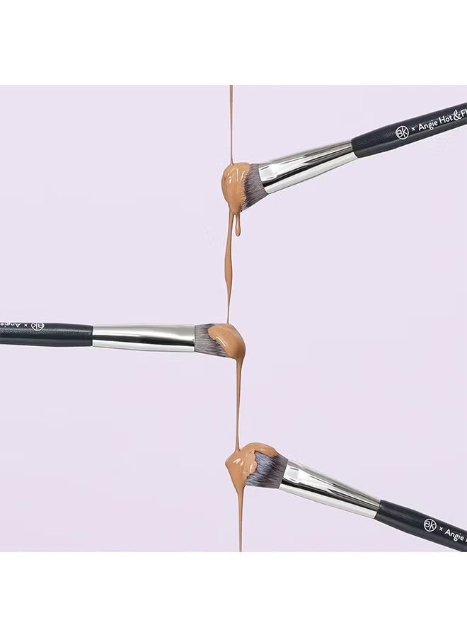 BK BEAUTY Angie Hot & Flashy A506 Concealer Brush - "Kitten Paw" Face Brush - Under -Eye Concealing And Contouring - Makeup Brushes - Image 4