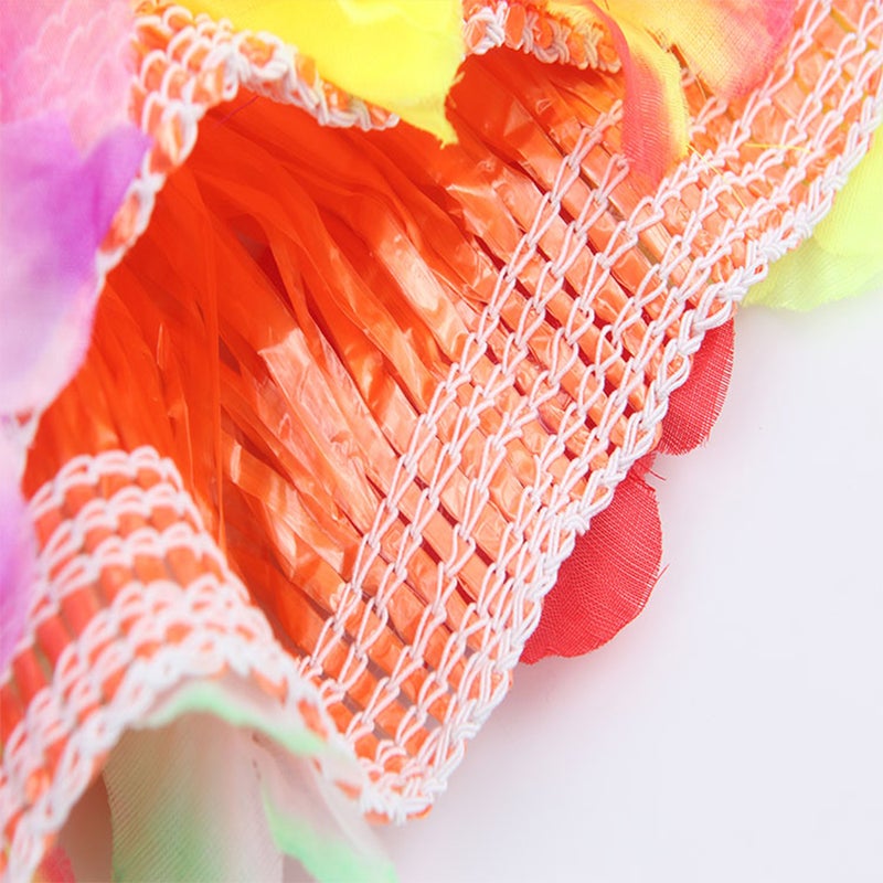 400mm/600mm Hawaiian Hula Skirt Tropical Party Decorations Girls Woman Eye-Catching Outfits Performance Show Stage Costume Hawaii Beach Dance Dress - Image 5