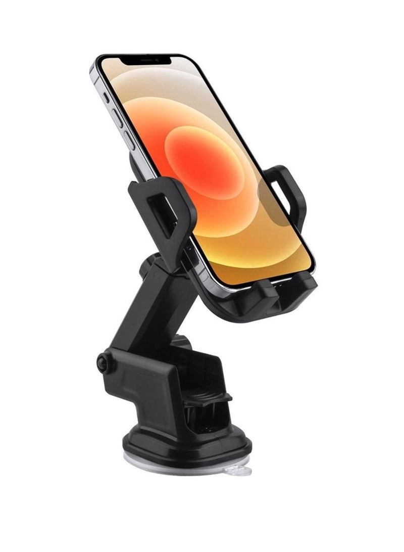 Earldom Car Holder Suction Cup 360 Degree Rotation Black - Image 4