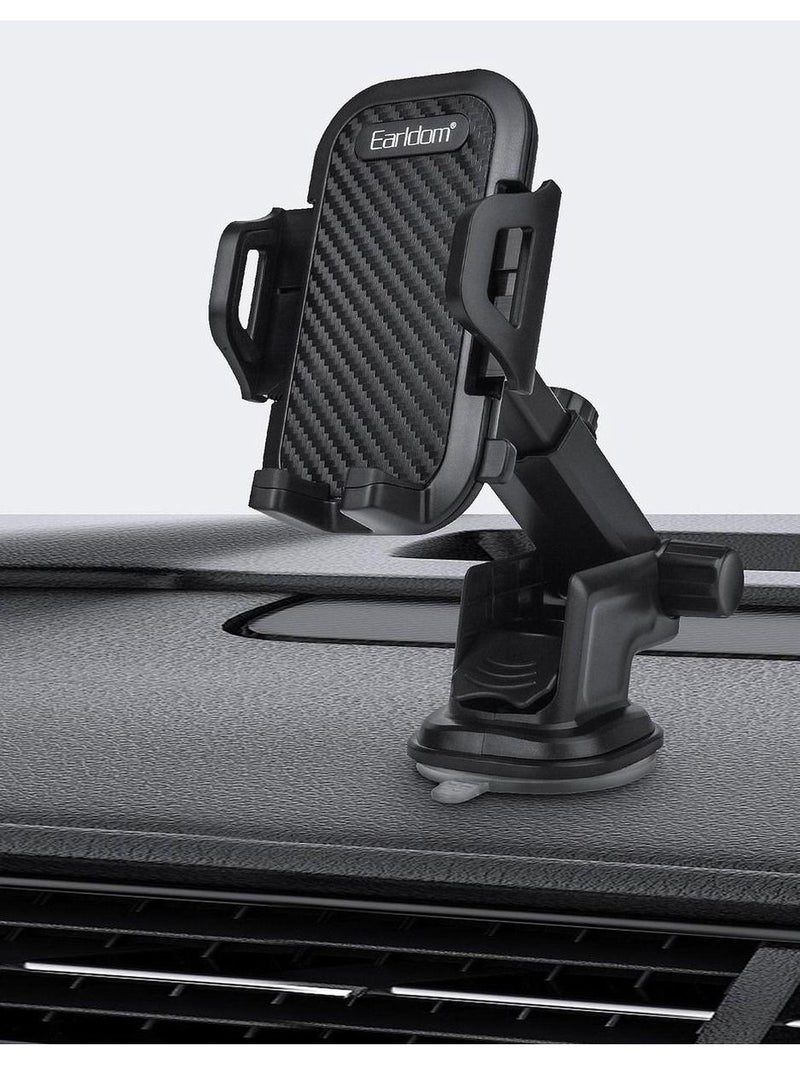Earldom Car Holder Suction Cup 360 Degree Rotation Black - Image 3