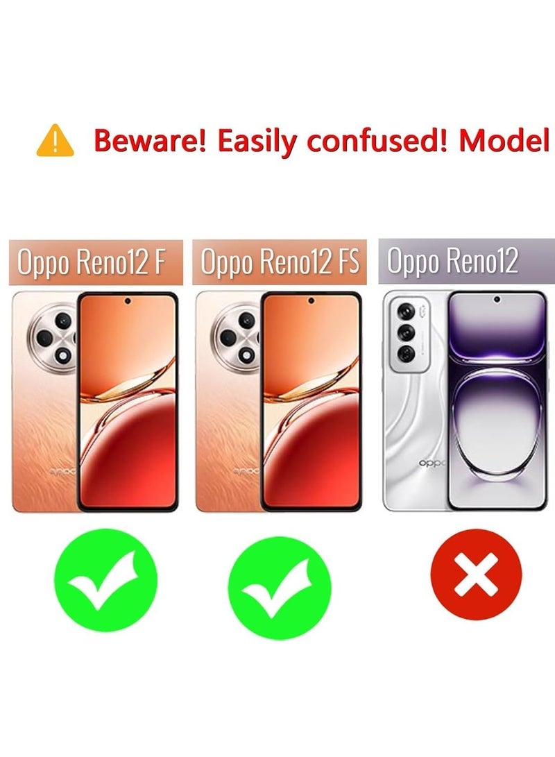 BORTONY OPPO Reno 12 F Case Cover Liquid Soft Silicone Case Shockproof Matte Finish Back Cover with Camera Protection Case for OPPO Reno 12 F - Image 2