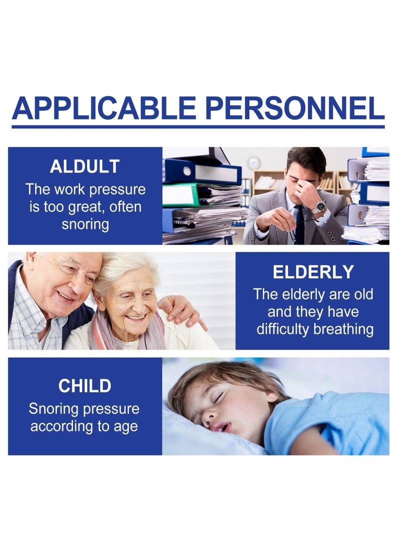 كاست ويف شرائط لاصقة للنوم، 30 قطعة من شريط الفم للنوم، شرائط فم مضادة للشخير، مساعدة مضادة للشخير للرجال والنساء، شرائط شخير عالية الجودة قابلة لإعادة الاستخدام ومضادة للحساسية وإزالة بدون ألم - Image 4