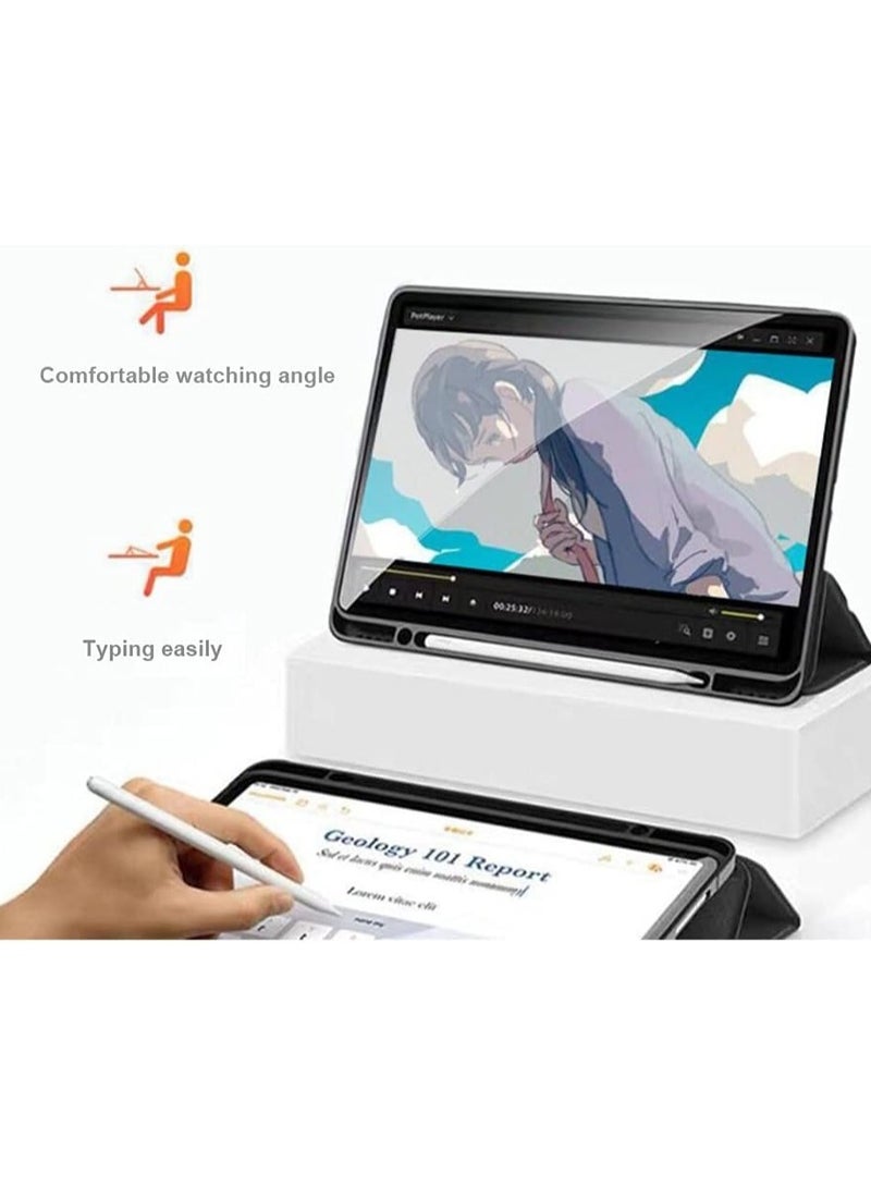 ELTRAZONE Soft Smart Case with Pencil Holder Foldable Stand Compatible with iPad 10.2 Inch 9th / 8th / 7th Generation 2021/2020 / 2019, iPad Air 3rd Generation, iPad Pro 10.5 Inch (Light Pink) - Image 4