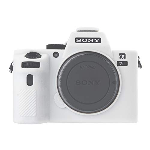 STSEETOP Camera Case for A7II/ A7RII / A7SII / A7MII - Protective Silicone DSLR Skin Cover, Detachable Cage, Shockproof, Dustproof (White) - Image 1