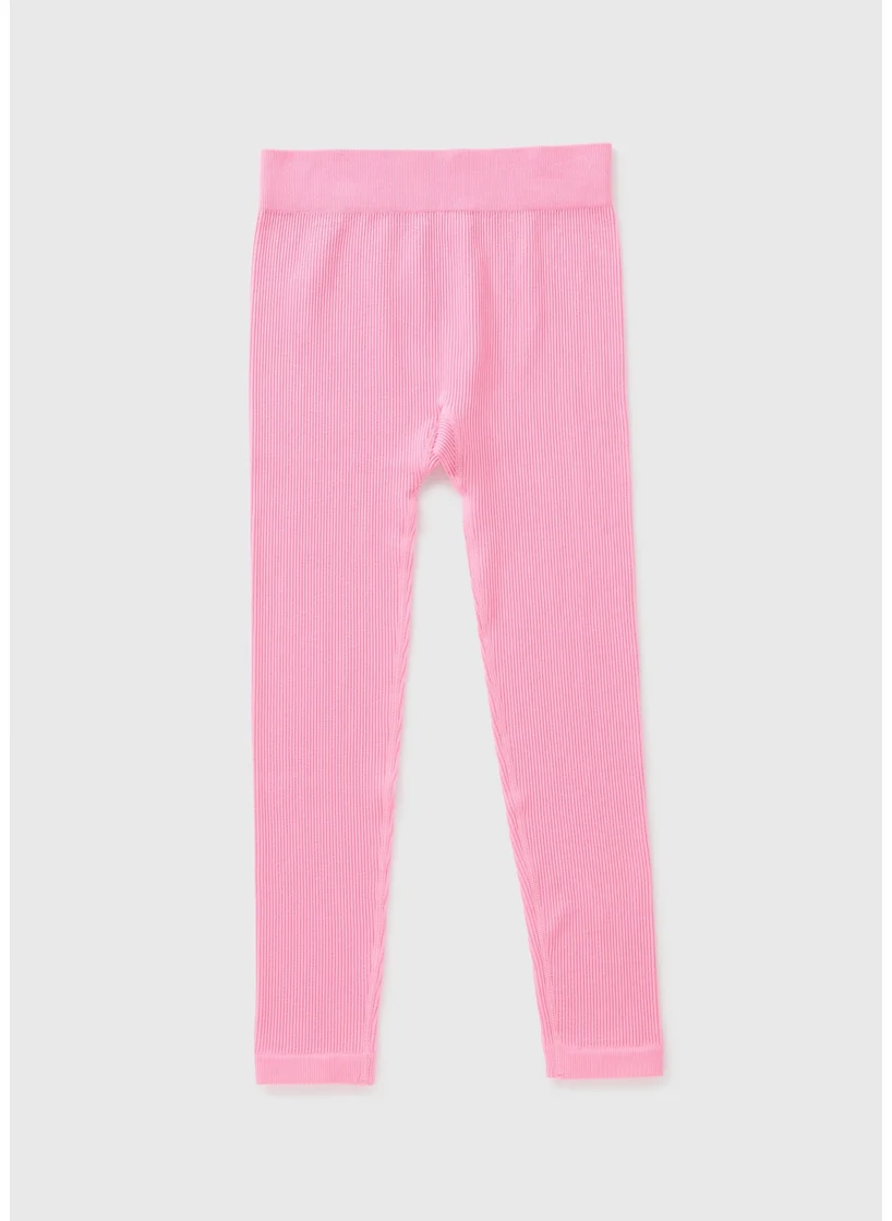 Matalan Girls Pink Seamless Leggings