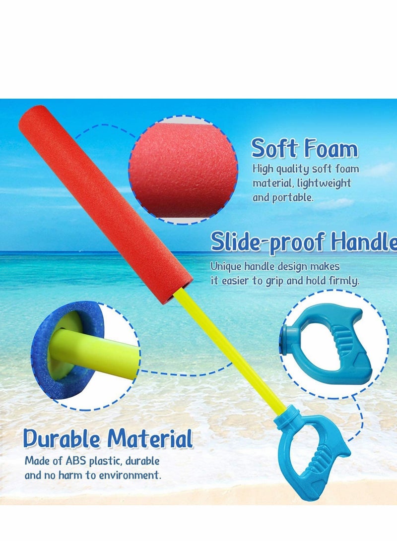 KASTWAVE Water Squirt Gun for Kids, 8 Pack Dinosaur Foam Waters Blaster, 35 ft Range Pool Squirter Soaker, Toddler Shooter, Summer Outdoor Backyard Beach Party - Image 3