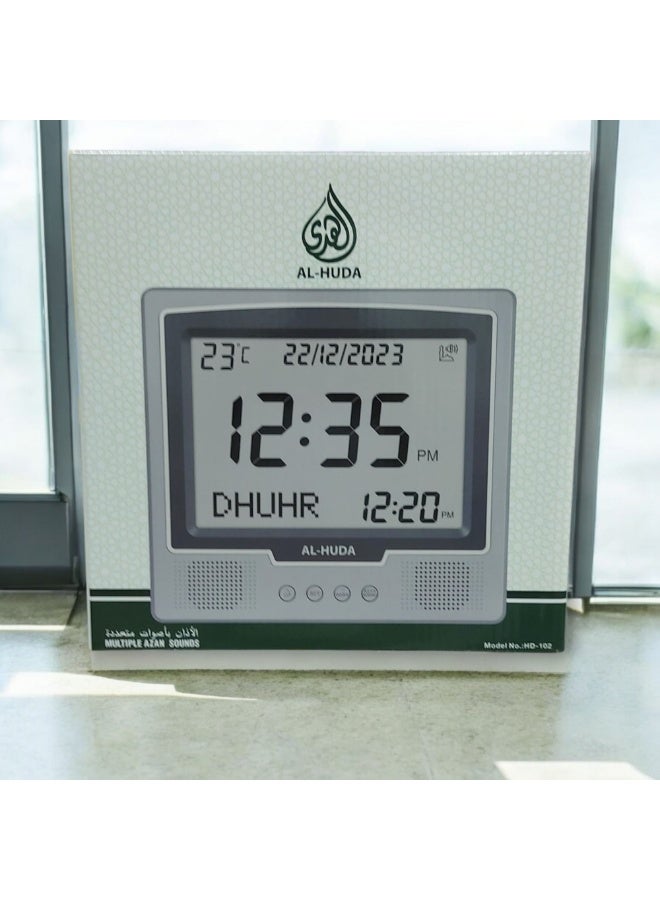 Alhuda Digital wall clock and alarm with Azan sound - Image 3
