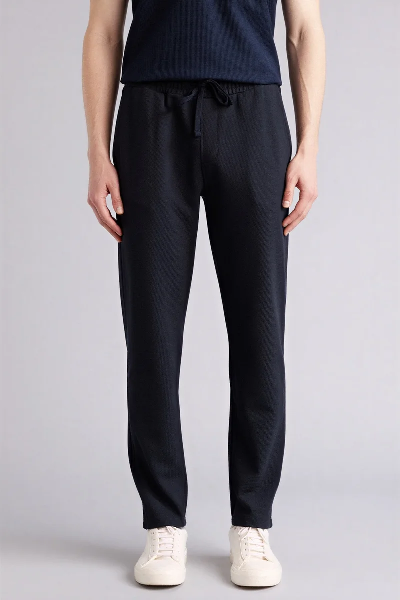 Defacto  Regular Fit Straight Leg Trousers for Men | Best Price UAE
