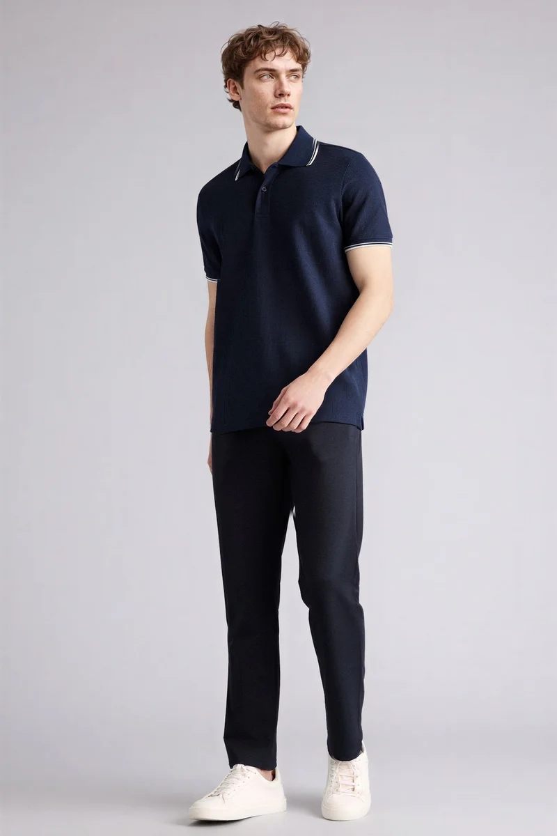 Defacto  Regular Fit Straight Leg Trousers for Men | Best Price UAE