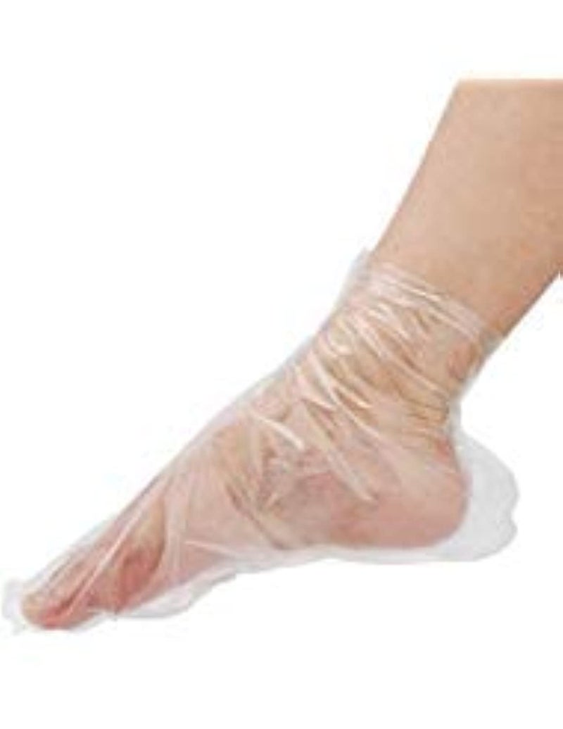 ALLmuis Paraffin Bath Liners for Foot Pedicure Hot Spa Wax Treatment, Larger Thicker Thermal Therapy Feet Covers Bags Plastic Socks Liners