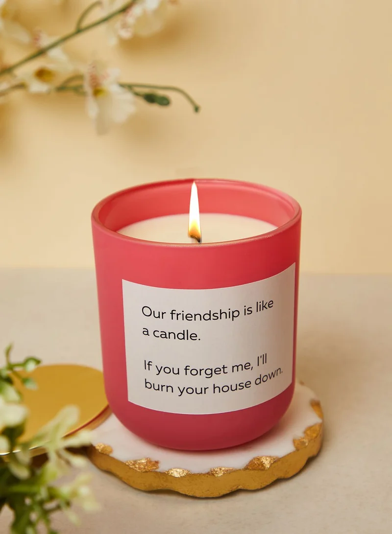 the lumiere co Our Friendship Is Like A Candle - Lavender Scent