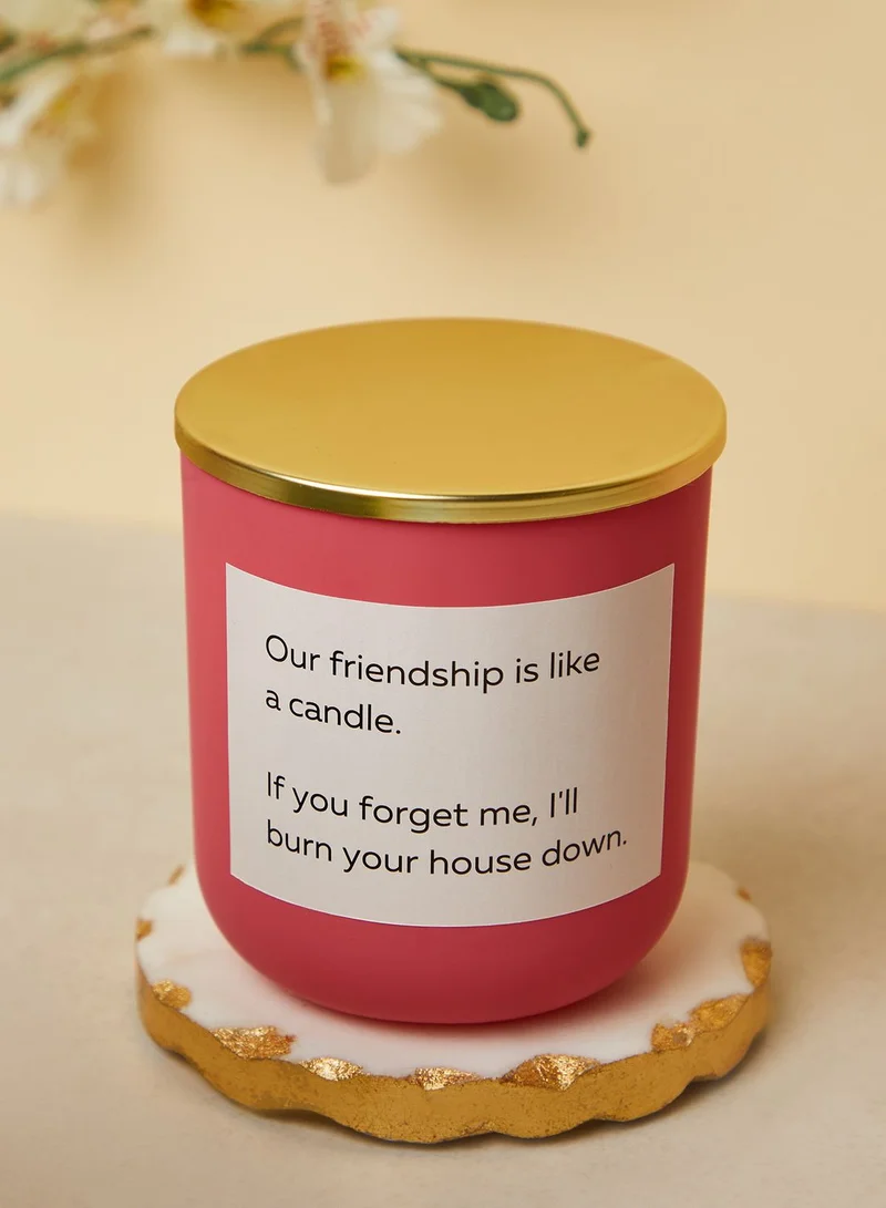 the lumiere co Our Friendship Is Like A Candle - Lavender Scent
