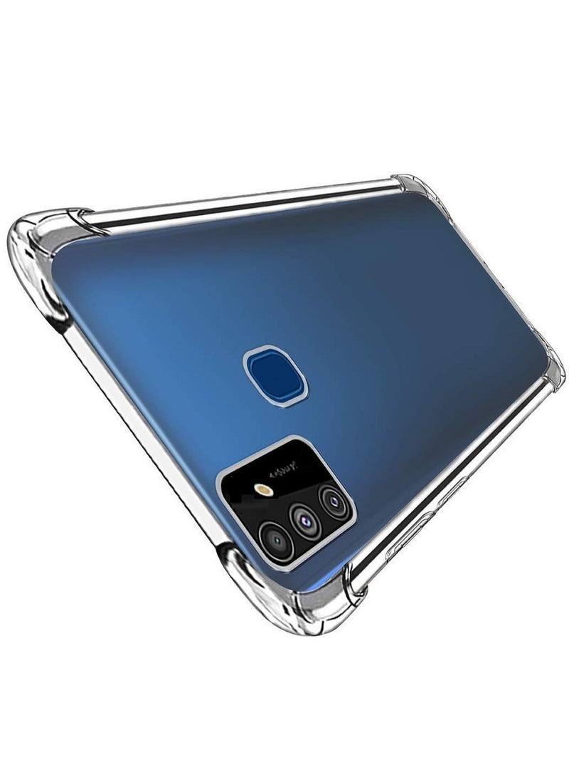 ELTRAZONE Samsung Galaxy M31 Case Cover Protective Shock Absorption Bumper soft Transparent Case (Clear) - Image 2