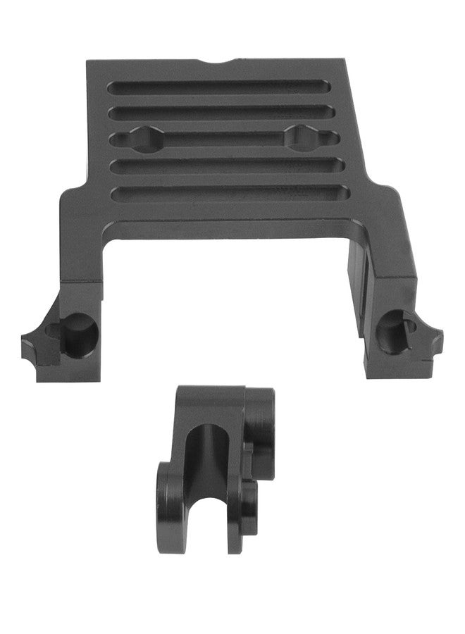 Vgoohobby Aluminum Alloy Standard Servo Mount Servo Adapter Bracket w/Servo Horn Compatible with Traxxas 1/5 X-Maxx 6S 8S RC Truck (Black) - Image 4